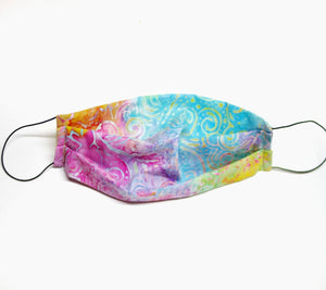 Tie Dye Surgical Style Face Mask , Dust Mask, Free Shipping - 1 filter included