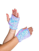 Load image into Gallery viewer, Sequin Fingerless Gloves - Multiple Colors
