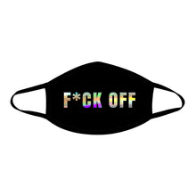 Load image into Gallery viewer, Black Fuck Off Face Mask