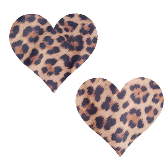Cheetah Massive Heart Pasties - XL