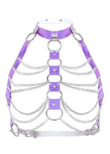 Load image into Gallery viewer, Knockout Queen PVC Chain Top Harness