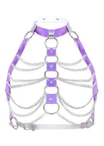 Knockout Queen PVC Chain Top Harness