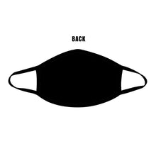 Load image into Gallery viewer, Party Holographic Black Face Mask For Festivals and Raves, Breathable, Reusable, Cotton Liner