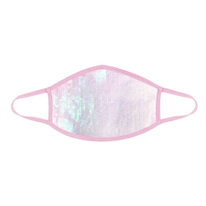 Pink Sweet Sequin Dust Face Mask