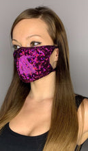 Load image into Gallery viewer, Dance Revolution Holographic Face Mask - Rave Mask Style