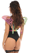 Load image into Gallery viewer, Rainbow Holo Body Harness w/Wings