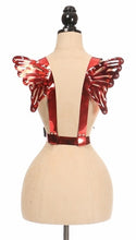 Load image into Gallery viewer, Red Metallic Lil Butterfly Wings